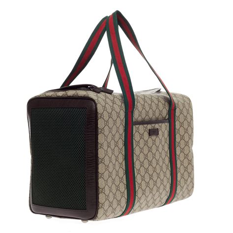 gucci dog carrier replica|gucci cat carrier knock offs.